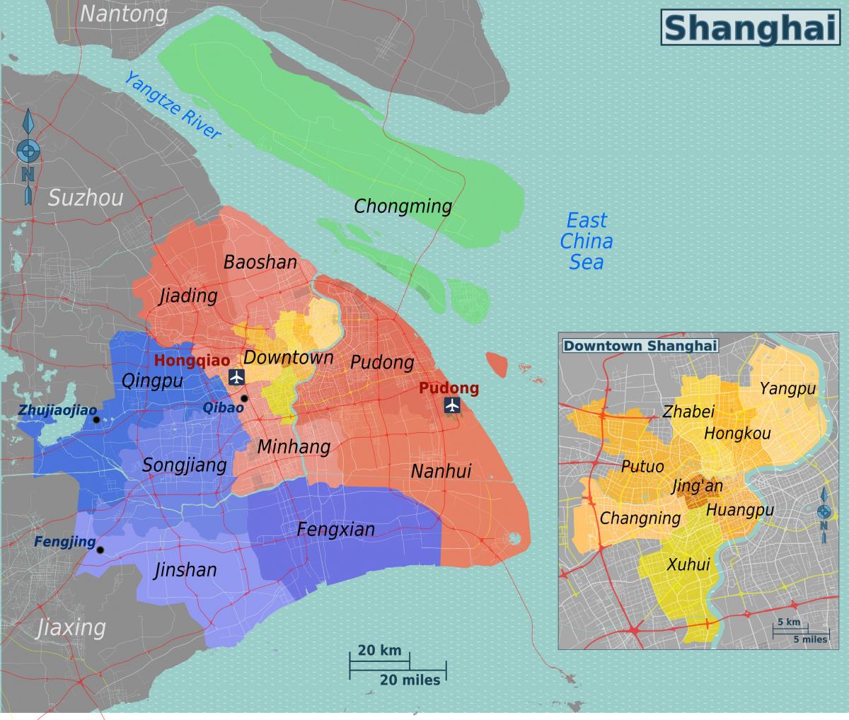 Plan districts Shanghai